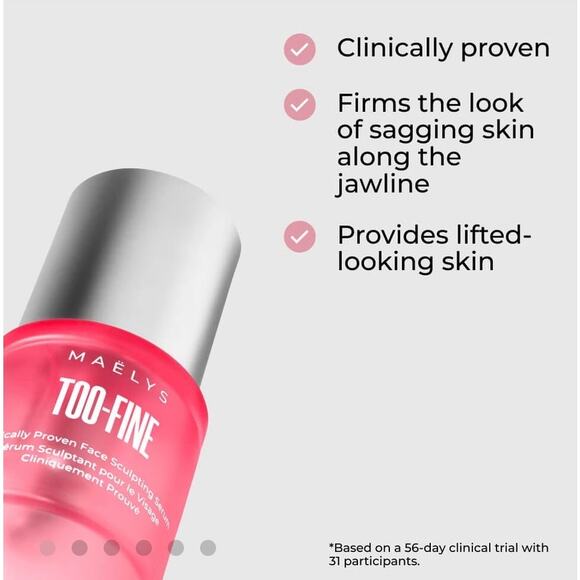 TOO-FINE Face Sculpting Serum NWB - Picture 1 of 6